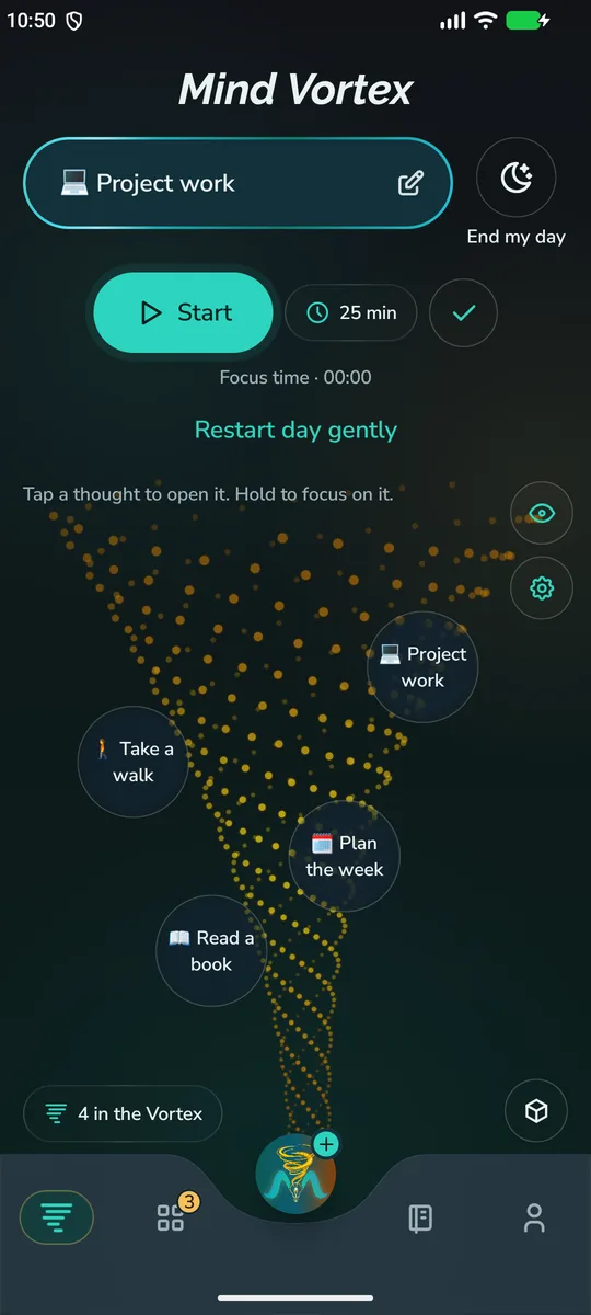 Brain dump without friction