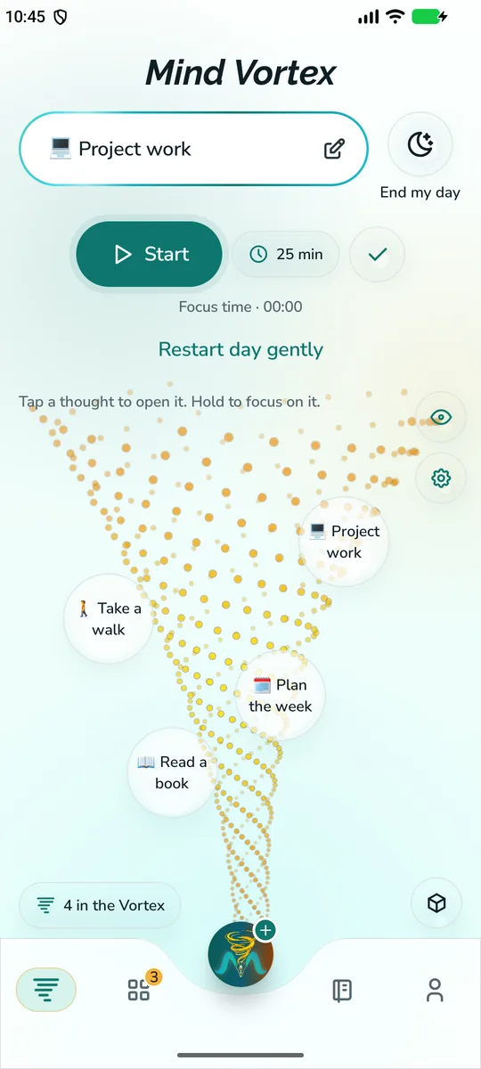 Brain dump without friction